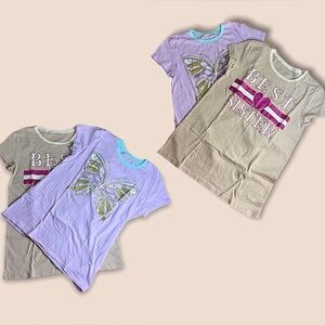 The Children’s Place Set of 2 Short Sleeve Graphic Tees